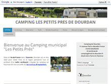 Tablet Screenshot of camping-dourdan.com